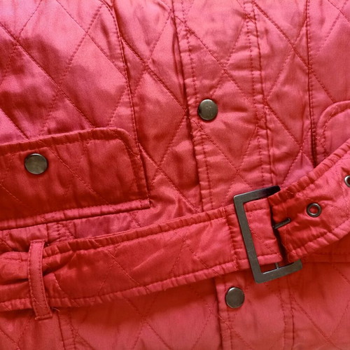 Authentic cloting women's transitional jacket red like new, size L