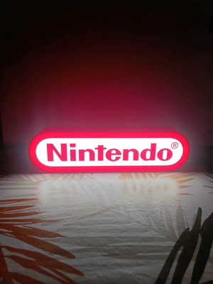 Nintendo light sign new