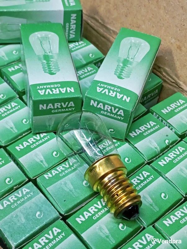 Λαμπάκια ψυγείου καινούργια, 3 τεμ., γερμανικά 220 volt 15 watt