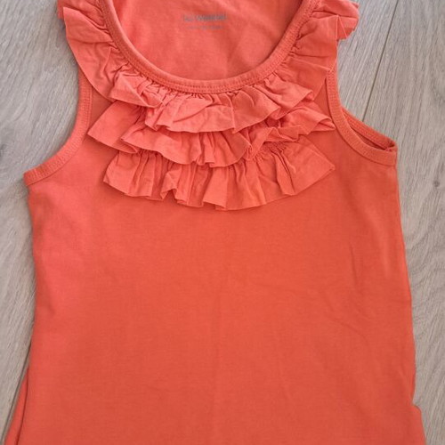 Girls set shorts and blouse size 122-128 used, Orchestra black and orange