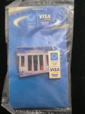 Athens 2004 Visa Pin new