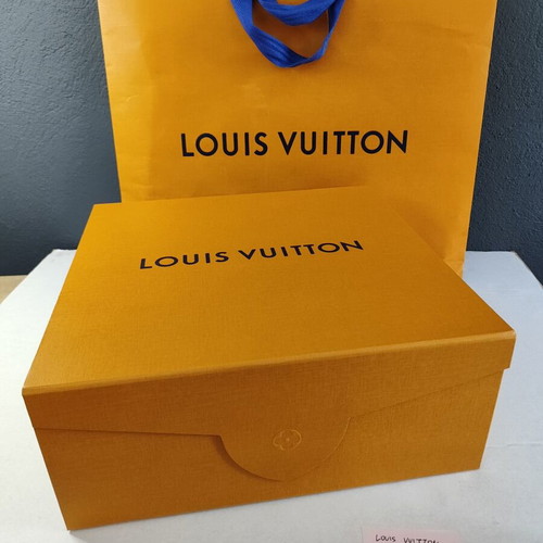 Louis Vuitton empty gift box and paper bag used