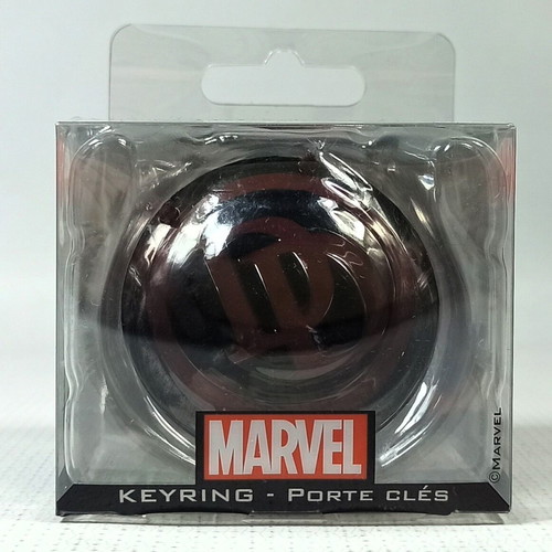 Semic Marvel Daredevil Logo Metal Keychain new, 5 cm
