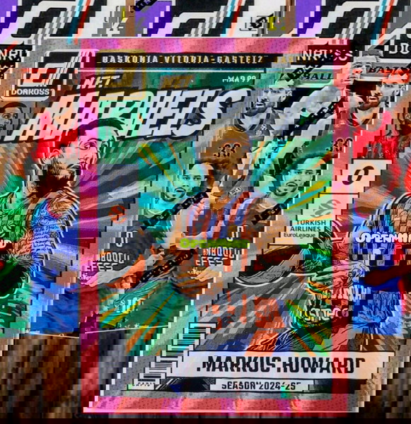 HOWARD - NET MARVELS ORANGE LAZER /75 - BASKONIA - DONRUSS EUROLEAGUE 2024-25