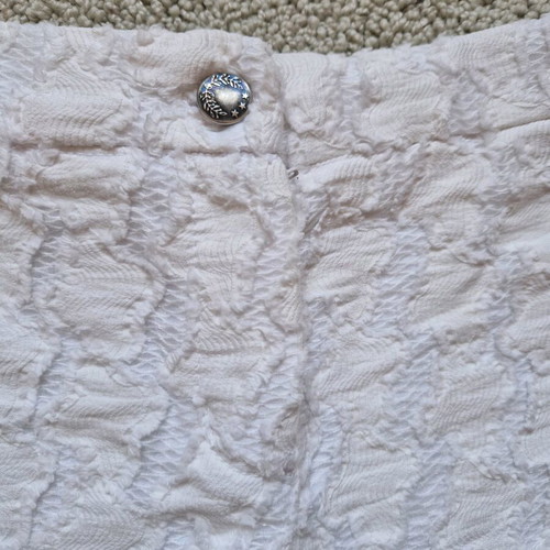 B.young white shorts size L like new with lining