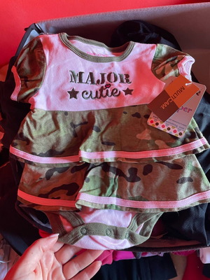 Multicam baby bodysuit new, 3-6 months, 100% cotton