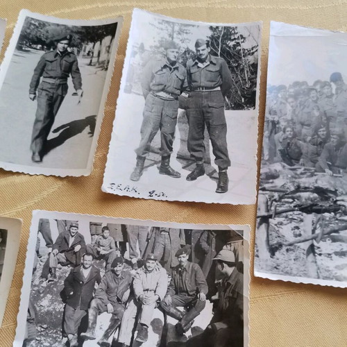 Military photos used, set of 6 from 1948 onwards