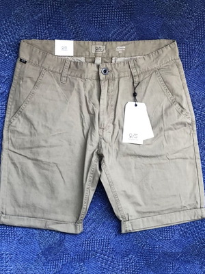 QS by S’Oliver men's shorts new, size 33, beige