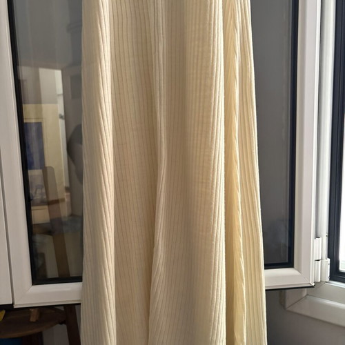 Maxi Zara Rib φόρεμα σαν καινούργιο, νούμερο Small, άσπρο μπεζ