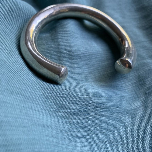 Silver Handmade Horseshoe Bracelet like new, 925 Sterling