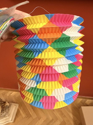 Paper colorful decorative lanterns set like new