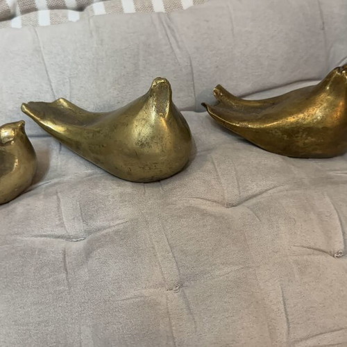 Three bronze sculptures by Eleni Vernadaki, one signed