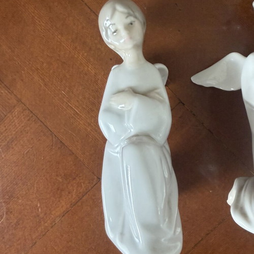 Lladro figurines, set of 2, 13 cm height