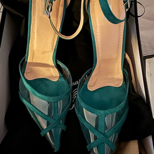 Kotsonas Shoes Kolonaki Naomi pumps like new, green
