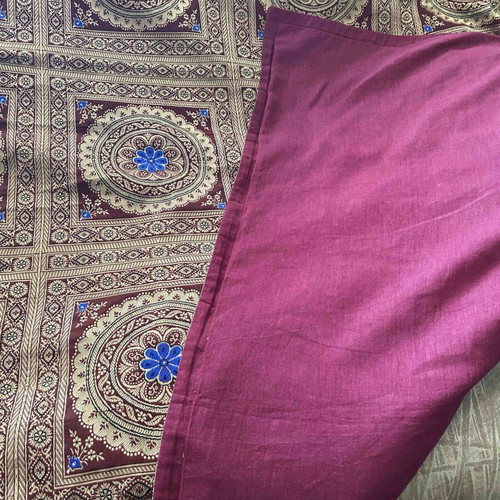 Boho Indian Mandala sofa cover with elephants and 5 pillows like new
