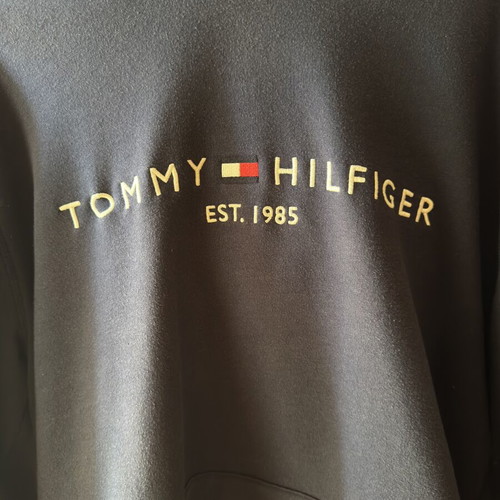 Tommy Hilfiger Mens fleece hoodie used, navy, size XL