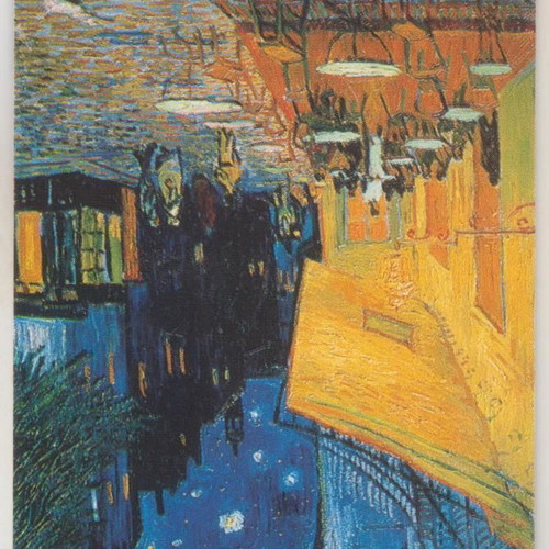 Phone card Germany used, Vincent van Gogh The Night Café painting