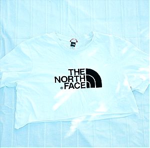 THE NORTH FACE CROPPED WHITE T-SHIRT
