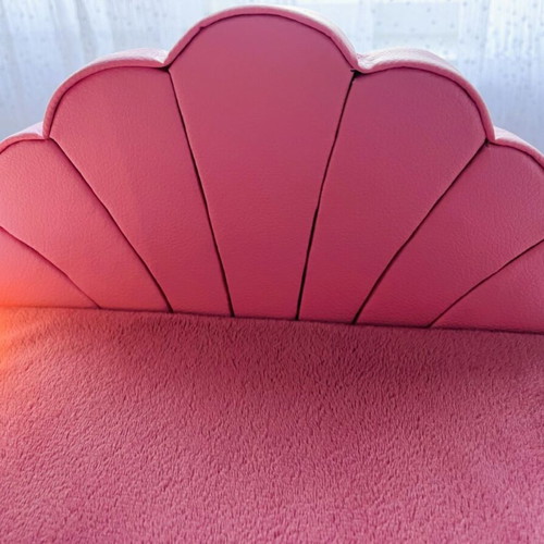 Large leather doll bed