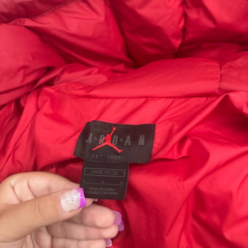 Jordan Men's Jacket Red Black Like New