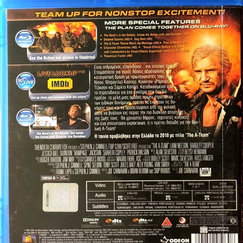 Blu-Ray The A-Team used action movie with Liam Neeson