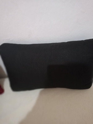 Decorative black pillow like new