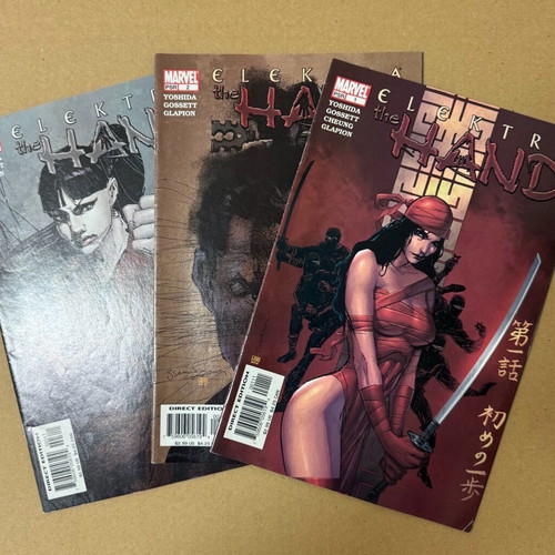 Marvel Comics Elektra The Hand 3 issues like new, English (2004)