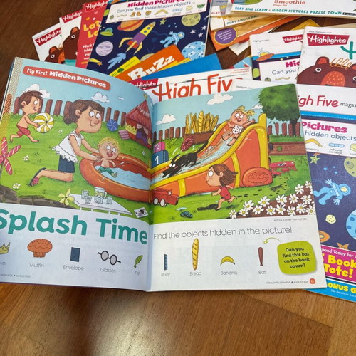 Highlights children's activity magazines 2-6 years new, 2-year subscription
