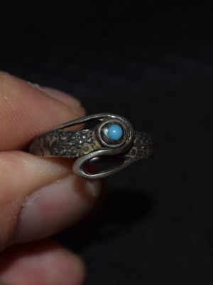 Vintage silver ring used