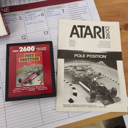 Pole Position Atari 2600 complete set used, racing game