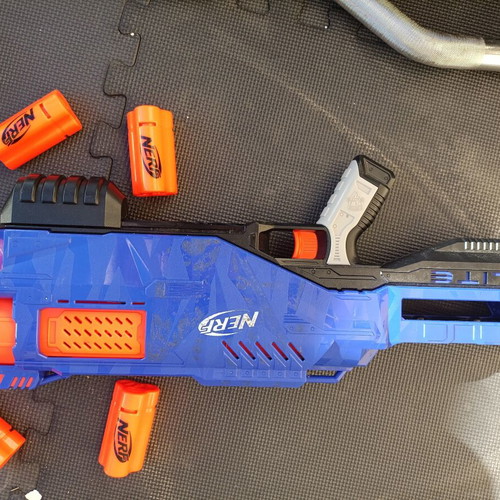 Nerf N-Strike Elite Trilogy DS-15 Blaster used, shotgun with 4 shells