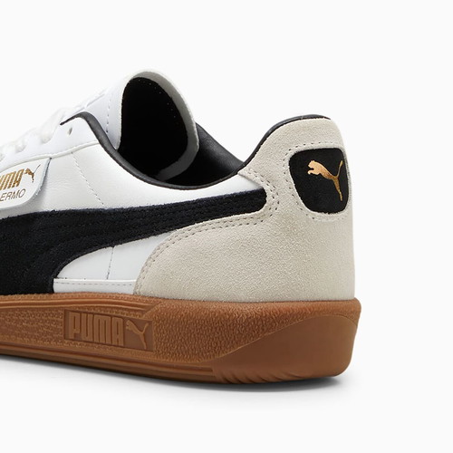 Puma Palermo women's sneakers size 40, black and white