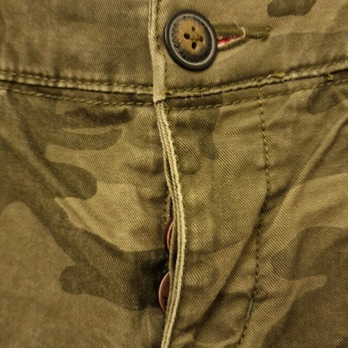 Superdry camouflage shorts like new, size XS, khaki