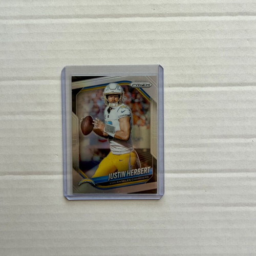2025 Panini Prizm Justin Herbert #215 Silver Prizm Chargers card new