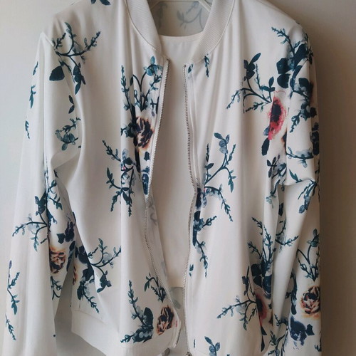 Women's thin summer jacket used, multicolored