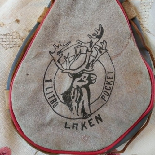 Laken leather flask used