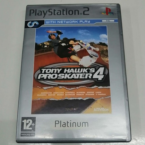 Tony Hawk's Pro Skater 4 Platinum PS2 used, English