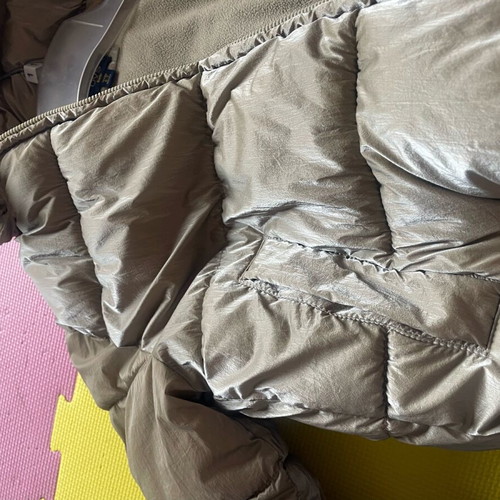 Children's puffer jacket Ovs Fashion like new, green and gold