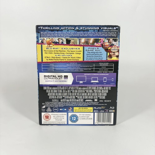 Pixels Blu-ray like new with English subtitles