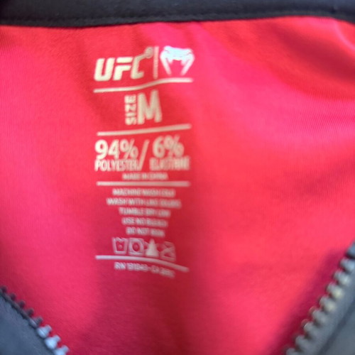 Venum men's sports jacket medium like new, black and red