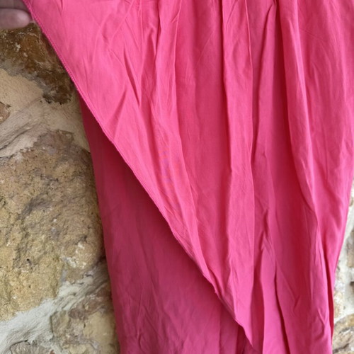 Magenta Wrap Style Maxi Skirt size L, like new