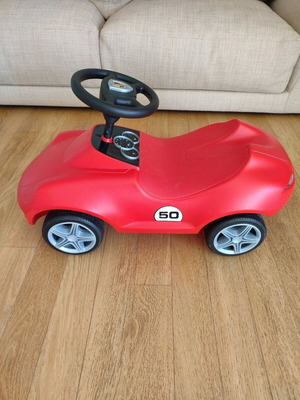 Porsche children's car like new, red ride-on toy