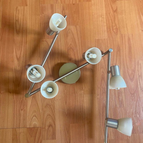 Ceiling light polymorphic with 6 led bulbs like new