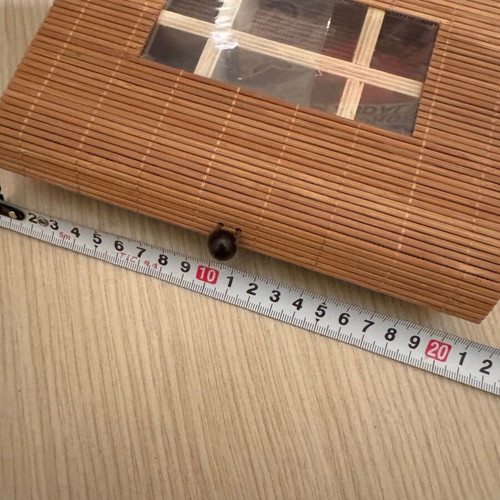 Storage box with compartments like new, wooden