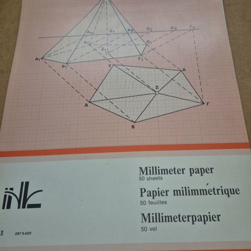 Vintage A3 Drawing Pad from Old Bookstore new