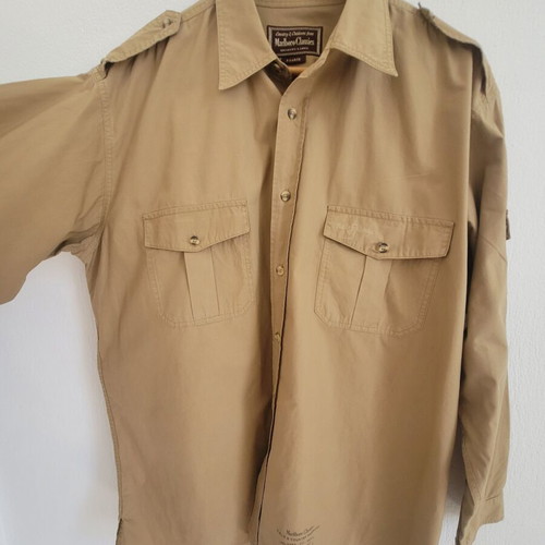Marlboro Classics Men's Safari Shirt XL beige 100% cotton like new