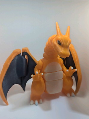 Pokémon articulated Charizard κατόπιν παραγγελίας, 3d printer