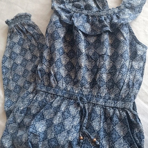 Monsoon Boho one-piece jumpsuit for girls 6 years, like new, 100% viscose