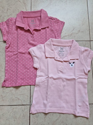 Lupilu set of 2 pink T-shirts size 86/92 cm like new