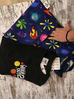 Inside Out tote bag and collectible T-shirt XL